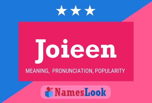 Joieen Name Poster