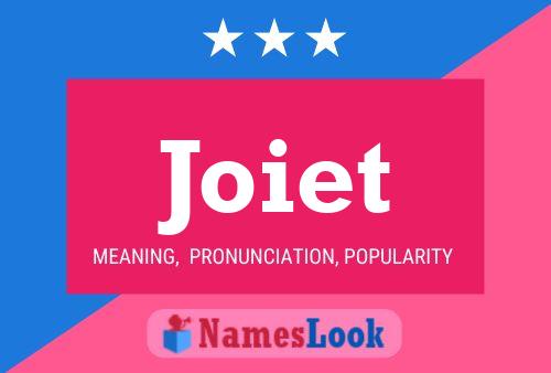 Joiet Name Poster