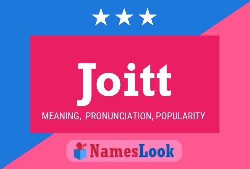 Joitt Name Poster