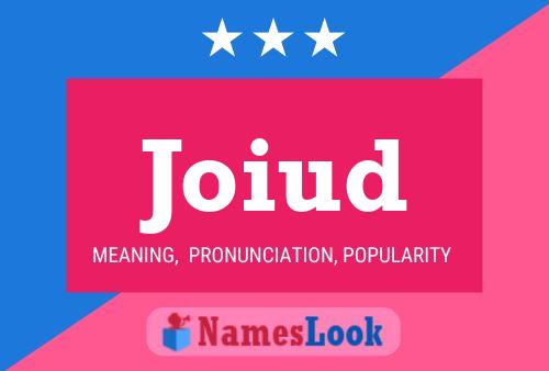 Joiud Name Poster