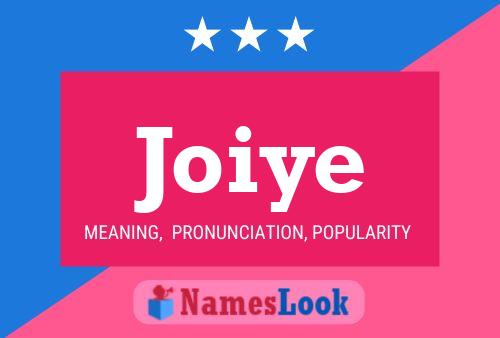 Joiye Name Poster