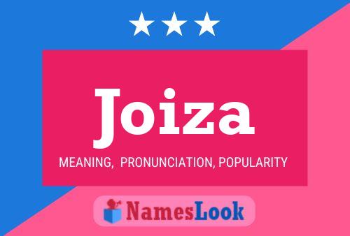 Joiza Name Poster