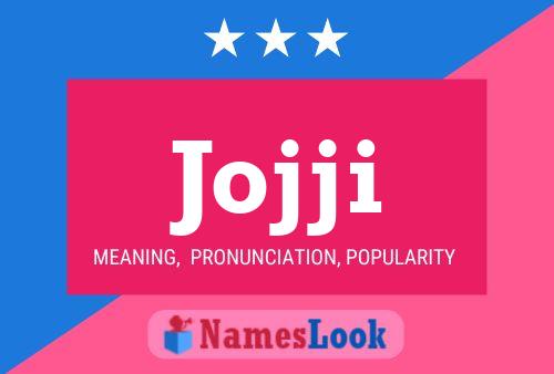 Jojji Name Poster