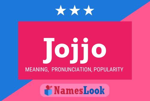 Jojjo Name Poster