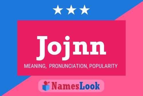 Jojnn Name Poster