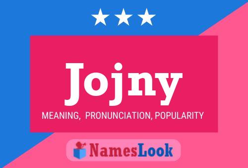 Jojny Name Poster