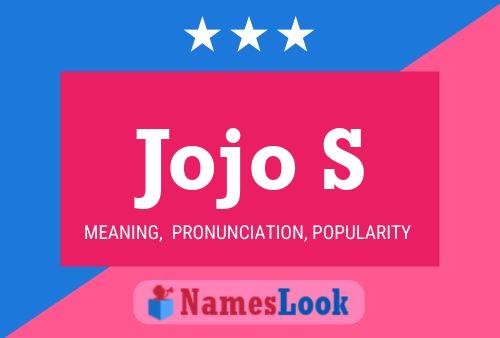 Jojo S Name Poster