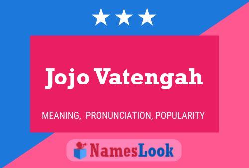 Jojo Vatengah Name Poster