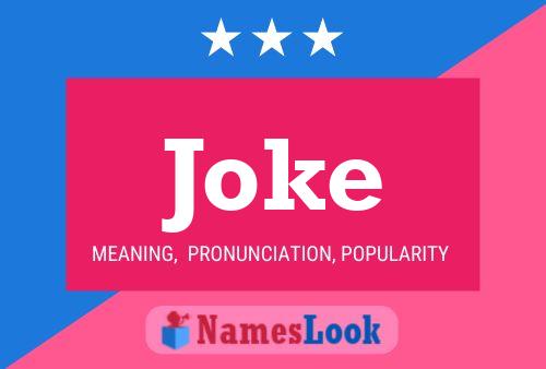 Joke Name Poster