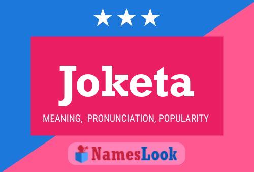 Joketa Name Poster