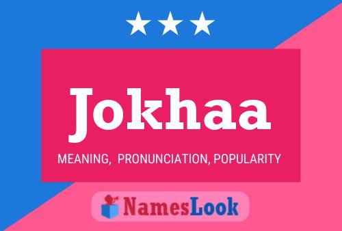 Jokhaa Name Poster