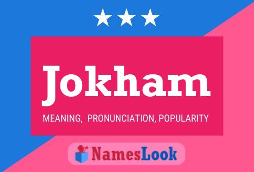 Jokham Name Poster