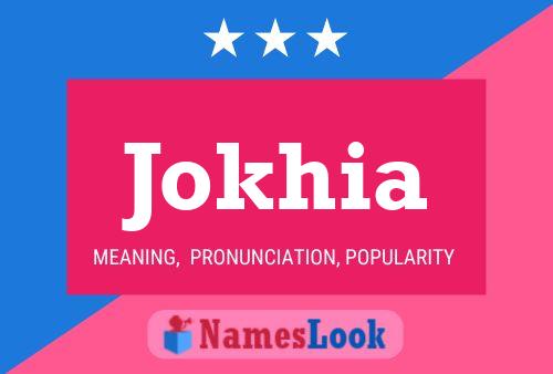 Jokhia Name Poster