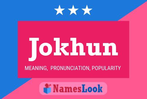 Jokhun Name Poster