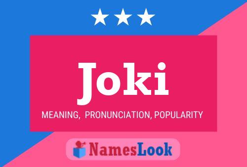 Joki Name Poster