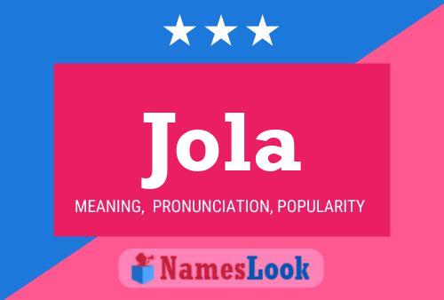 Jola Name Poster