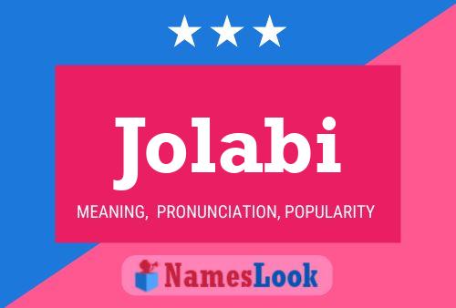 Jolabi Name Poster