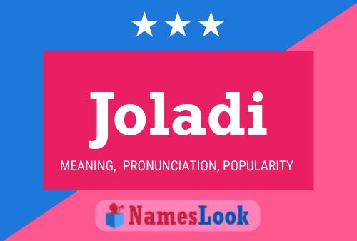 Joladi Name Poster