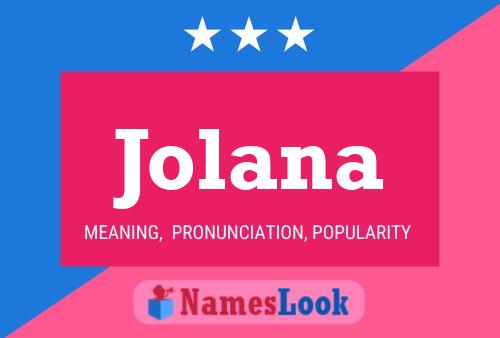 Jolana Name Poster