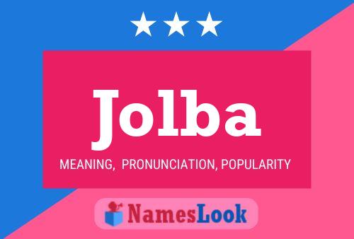 Jolba Name Poster