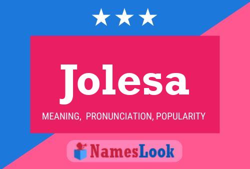 Jolesa Name Poster