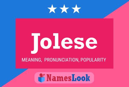 Jolese Name Poster