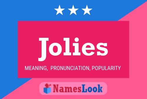 Jolies Name Poster