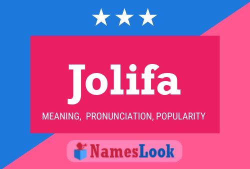 Jolifa Name Poster