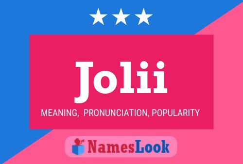 Jolii Name Poster