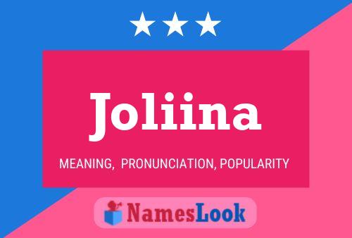 Joliina Name Poster