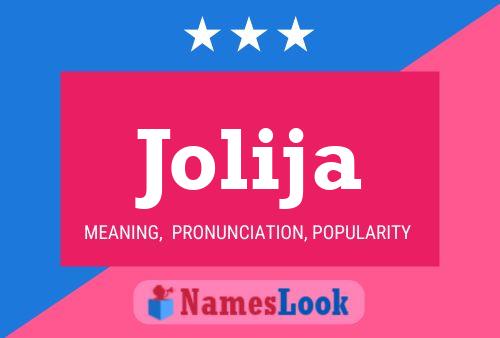 Jolija Name Poster