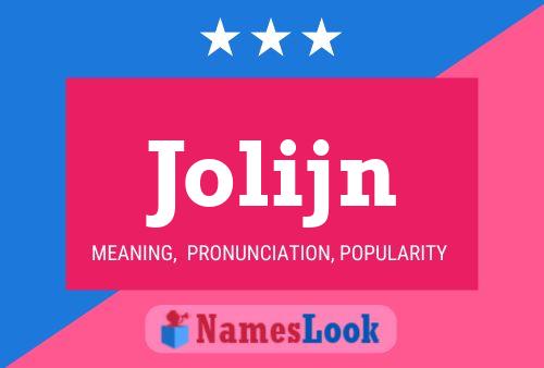 Jolijn Name Poster