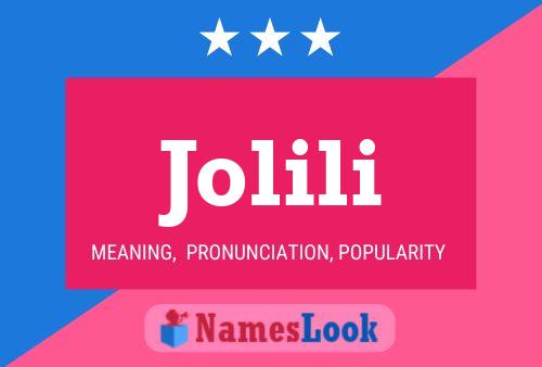 Jolili Name Poster