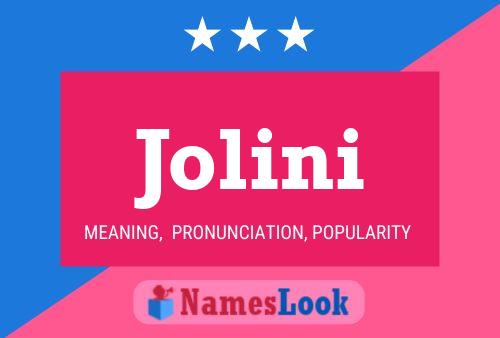 Jolini Name Poster