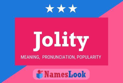 Jolity Name Poster