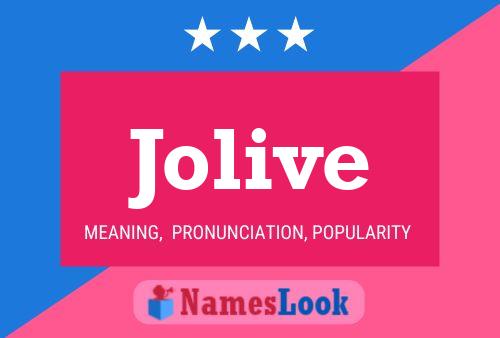 Jolive Name Poster