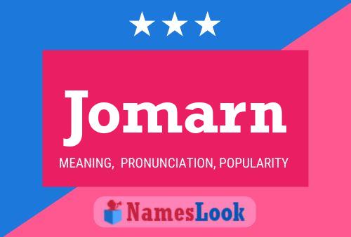 Jomarn Name Poster