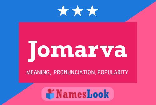 Jomarva Name Poster