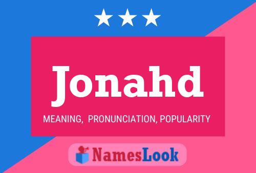 Jonahd Name Poster