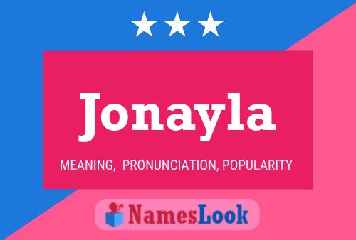 Jonayla Name Poster