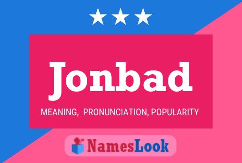 Jonbad Name Poster