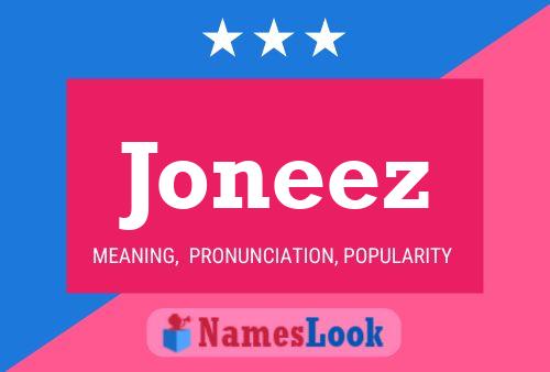 Joneez Name Poster