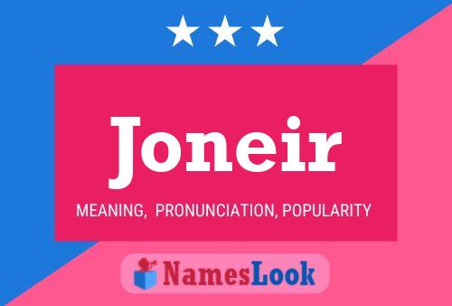 Joneir Name Poster