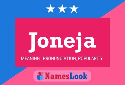 Joneja Name Poster