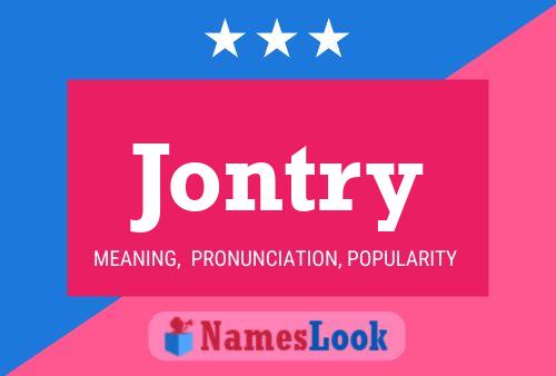 Jontry Name Poster