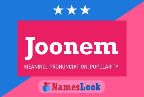 Joonem Name Poster