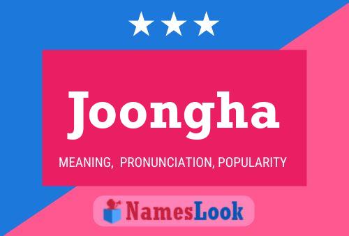 Joongha Name Poster