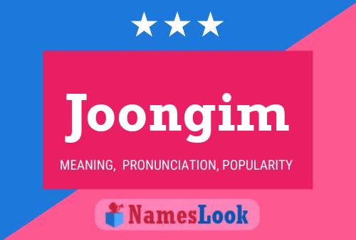 Joongim Name Poster