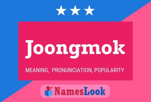 Joongmok Name Poster