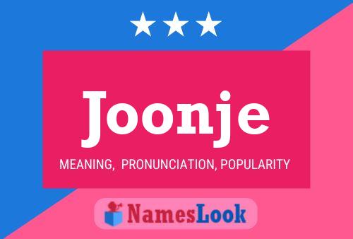 Joonje Name Poster